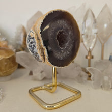 Load image into Gallery viewer, Agate Geode on Stand