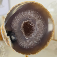 Load image into Gallery viewer, Agate Geode on Stand