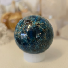 Load image into Gallery viewer, Blue Apatite Sphere