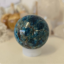 Load image into Gallery viewer, Blue Apatite Sphere