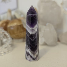 Load image into Gallery viewer, Chevron Amethyst Tower
