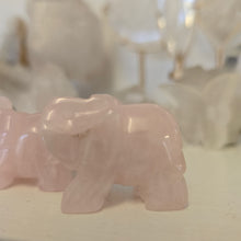 Load image into Gallery viewer, Rose Quartz Elephant
