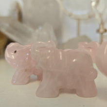 Load image into Gallery viewer, Rose Quartz Elephant