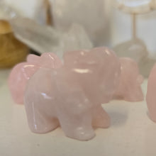 Load image into Gallery viewer, Rose Quartz Elephant
