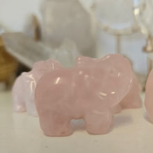 Load image into Gallery viewer, Rose Quartz Elephant