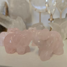 Load image into Gallery viewer, Rose Quartz Elephant