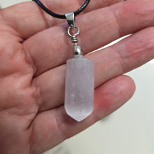 Load image into Gallery viewer, Selenite Cylinder Point Necklace