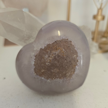 Load image into Gallery viewer, Druzy Agate Heart