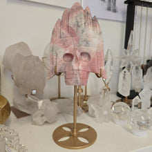 Load image into Gallery viewer, Pink Opal Indian Skull