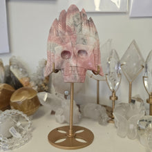Load image into Gallery viewer, Pink Opal Indian Skull
