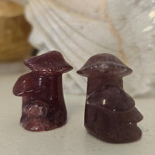 Load image into Gallery viewer, Strawberry Quartz Mushrooms