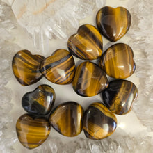 Load image into Gallery viewer, Tiger Eye Hearts