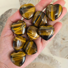 Load image into Gallery viewer, Tiger Eye Hearts