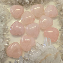 Load image into Gallery viewer, Rose Quartz Hearts