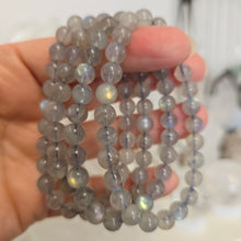 Load image into Gallery viewer, Labradorite Bracelet - 6 mm