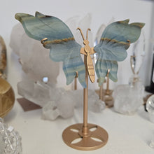 Load image into Gallery viewer, Blue Onyx Butterfly Wings