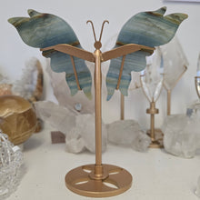Load image into Gallery viewer, Blue Onyx Butterfly Wings