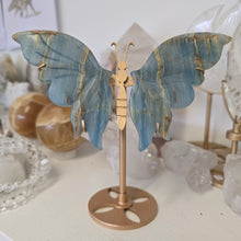 Load image into Gallery viewer, Blue Onyx Butterfly Wings