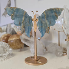 Load image into Gallery viewer, Blue Onyx Butterfly Wings