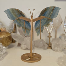 Load image into Gallery viewer, Blue Onyx Butterfly Wings