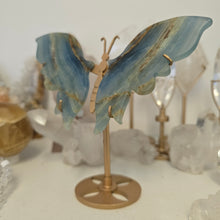 Load image into Gallery viewer, Blue Onyx Butterfly Wings