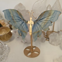 Load image into Gallery viewer, Blue Onyx Butterfly Wings
