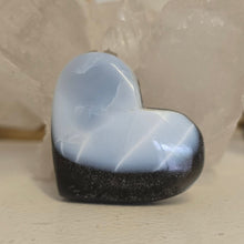 Load image into Gallery viewer, Owyhee Blue Opal Heart