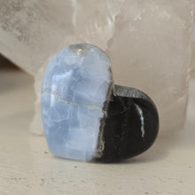Load image into Gallery viewer, Owyhee Blue Opal Heart