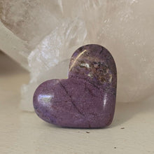Load image into Gallery viewer, Lavender Jade Heart