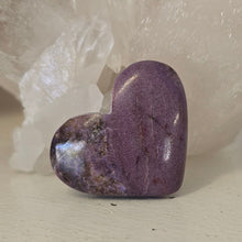 Load image into Gallery viewer, Lavender Jade Heart