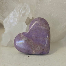 Load image into Gallery viewer, Lavender Jade Heart
