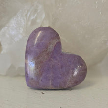 Load image into Gallery viewer, Lavender Jade Heart