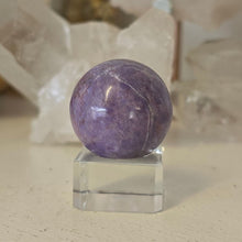 Load image into Gallery viewer, Lavender Jade Sphere