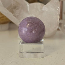Load image into Gallery viewer, Lavender Jade Sphere