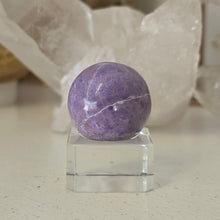 Load image into Gallery viewer, Lavender Jade Sphere