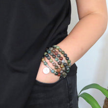 Load image into Gallery viewer, 108 Indian Agate Mala Necklace/Bracelet
