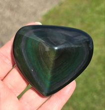 Load image into Gallery viewer, Rainbow Obsidian Heart