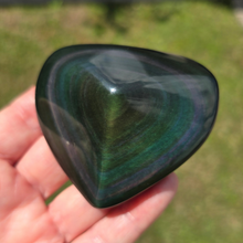 Load image into Gallery viewer, Rainbow Obsidian Heart