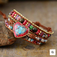 Load image into Gallery viewer, Vibrant Heart Protection Wrap Bracelet