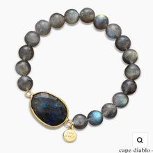 Load image into Gallery viewer, Labradorite Gemstone Bracelet