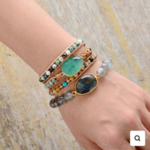 Load image into Gallery viewer, Labradorite Gemstone Bracelet