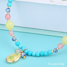 Load image into Gallery viewer, Turquoise & Mixed Bead Anklet