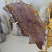 Load image into Gallery viewer, Amethyst Crazy Lace Agate Butterfly Wings
