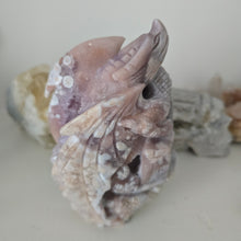 Load image into Gallery viewer, Flower Agate and Amethyst Dragon