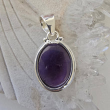 Load image into Gallery viewer, Amethyst Sterling Silver Pendant