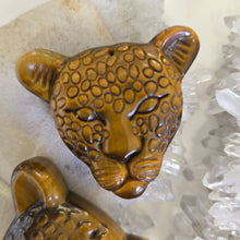 Load image into Gallery viewer, Tiger's Eye Cheetah Heads