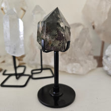 Load image into Gallery viewer, Garden Quartz Points on Stand
