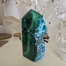 Load image into Gallery viewer, Malachite Chrysocolla Freeform Tower