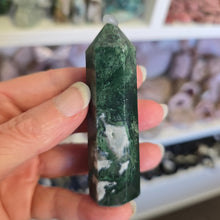 Load image into Gallery viewer, Moss Agate Tower