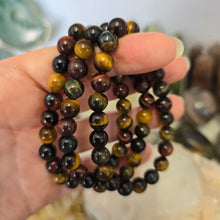 Load image into Gallery viewer, Rainbow Tiger's Eye Bracelet